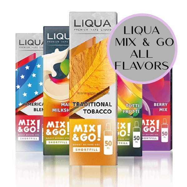 Liqua 50ml Shortfills