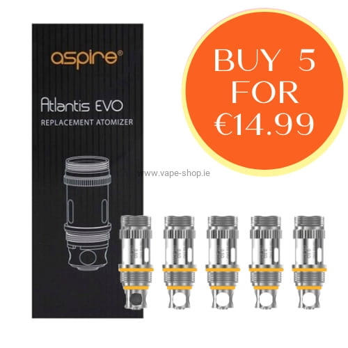 Aspire Atlantis Evo Coils Pack x5