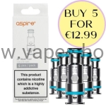 Aspire AF Mesh Coil Heads Pack x5
