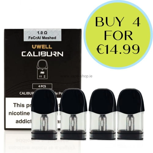  Uwell Caliburn A3 replacement Pods (4PCS)