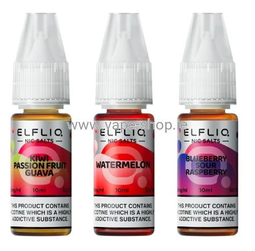 Elfliq Nic Salt 10ml  5mg, 10mg, 20mg | Vape-Shop.ie