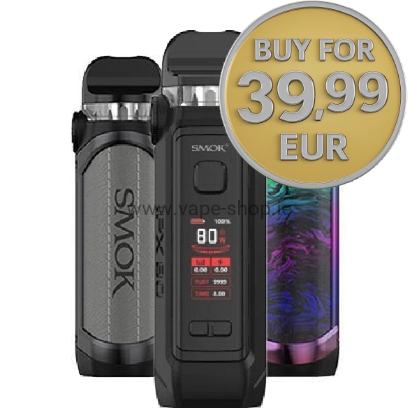 SMOK IPX 80 Vape Kit – Waterproof 80W Pod Mod with 3000mAh Battery