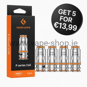  GeekVape P Series Coils x5 for €13.99 | Vape Shop Ireland