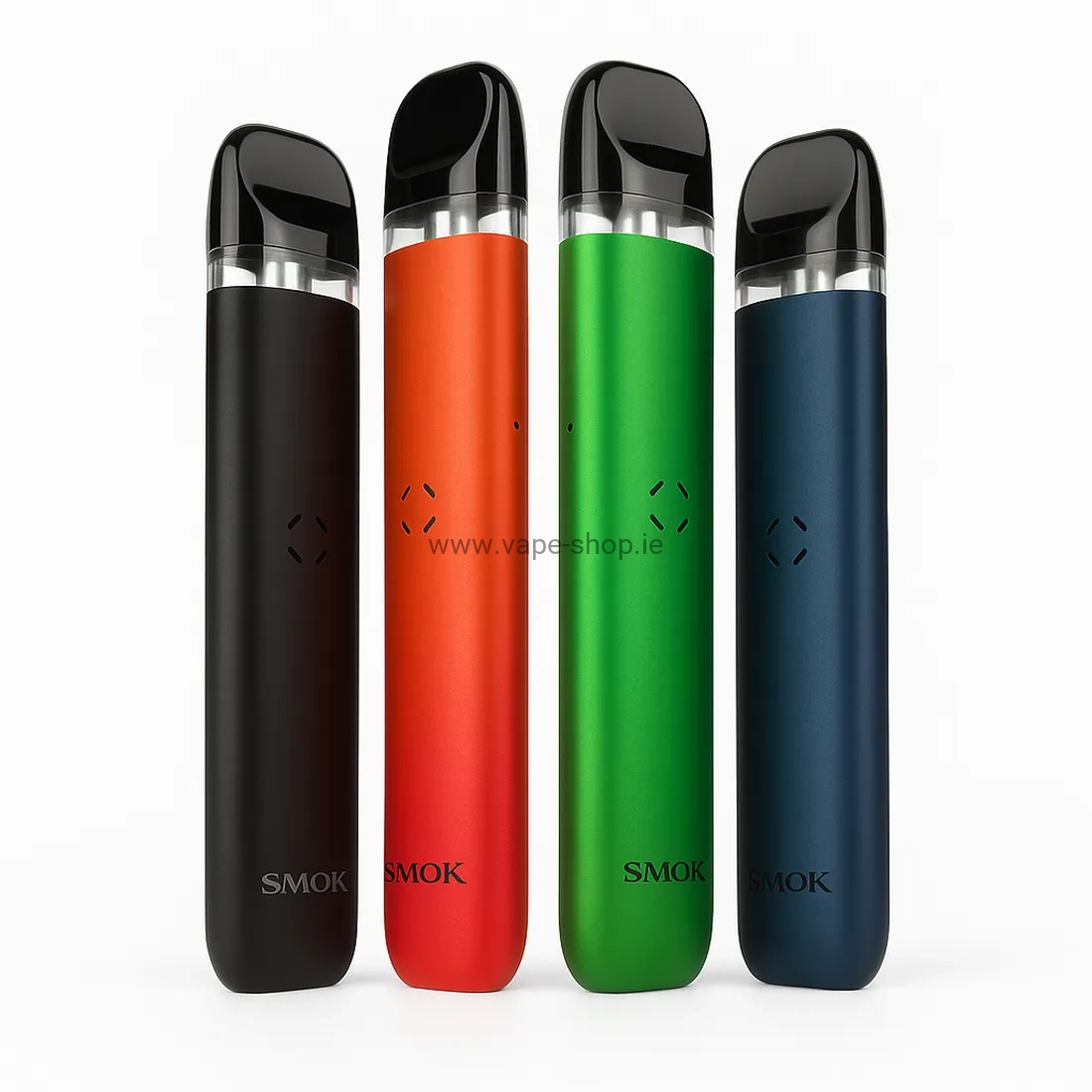 SMOK IGEE A1 vape kit devices in multiple colours displayed on a white background