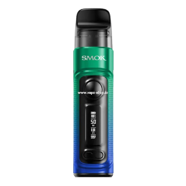 SMOK vape device front view – green and blue gradient – product image Ireland