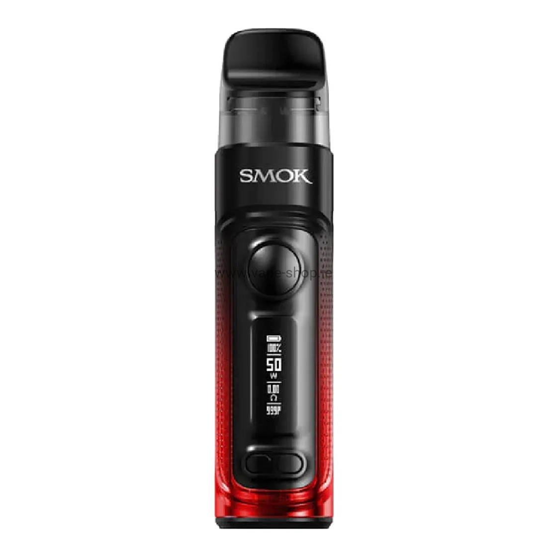 SMOK vape kit red-black gradient front view – product image Ireland