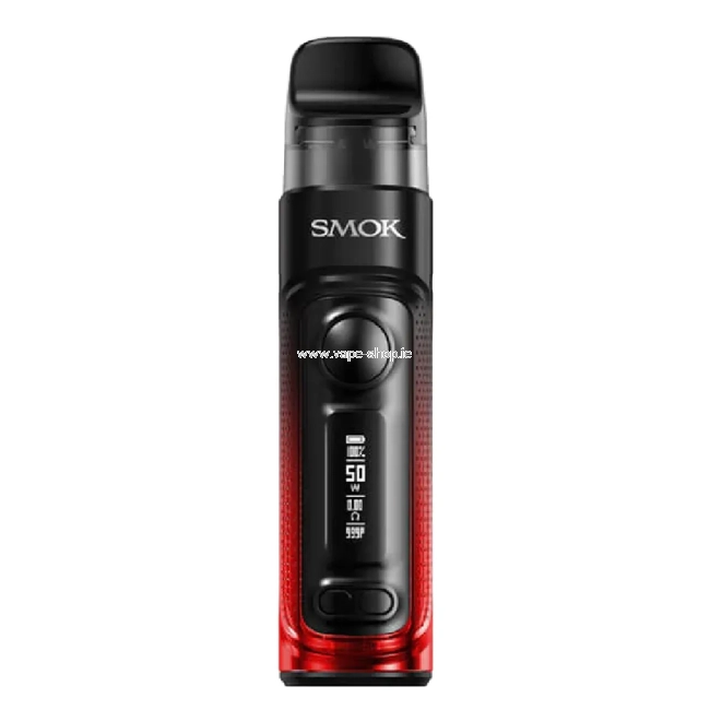 SMOK vape kit red-black gradient front view – product image Ireland