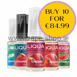 Liqua E-liquids 10 Pack 