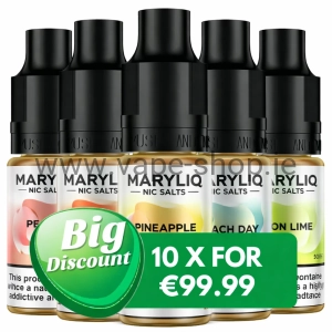 MaryLiq Nic Salt 10-Pack