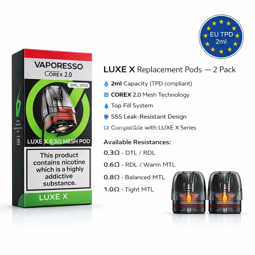 Vaporesso LUXE X Pods 2 Pack