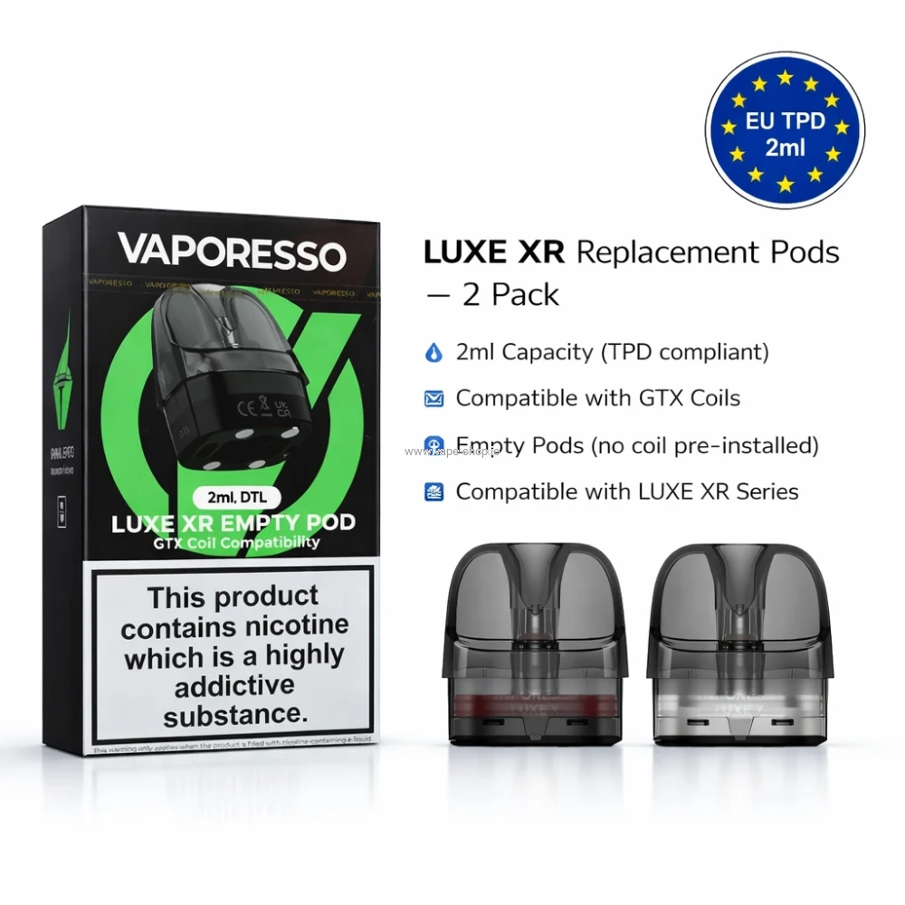 Vaporesso LUXE XR Empty Pods (2 Pack)
