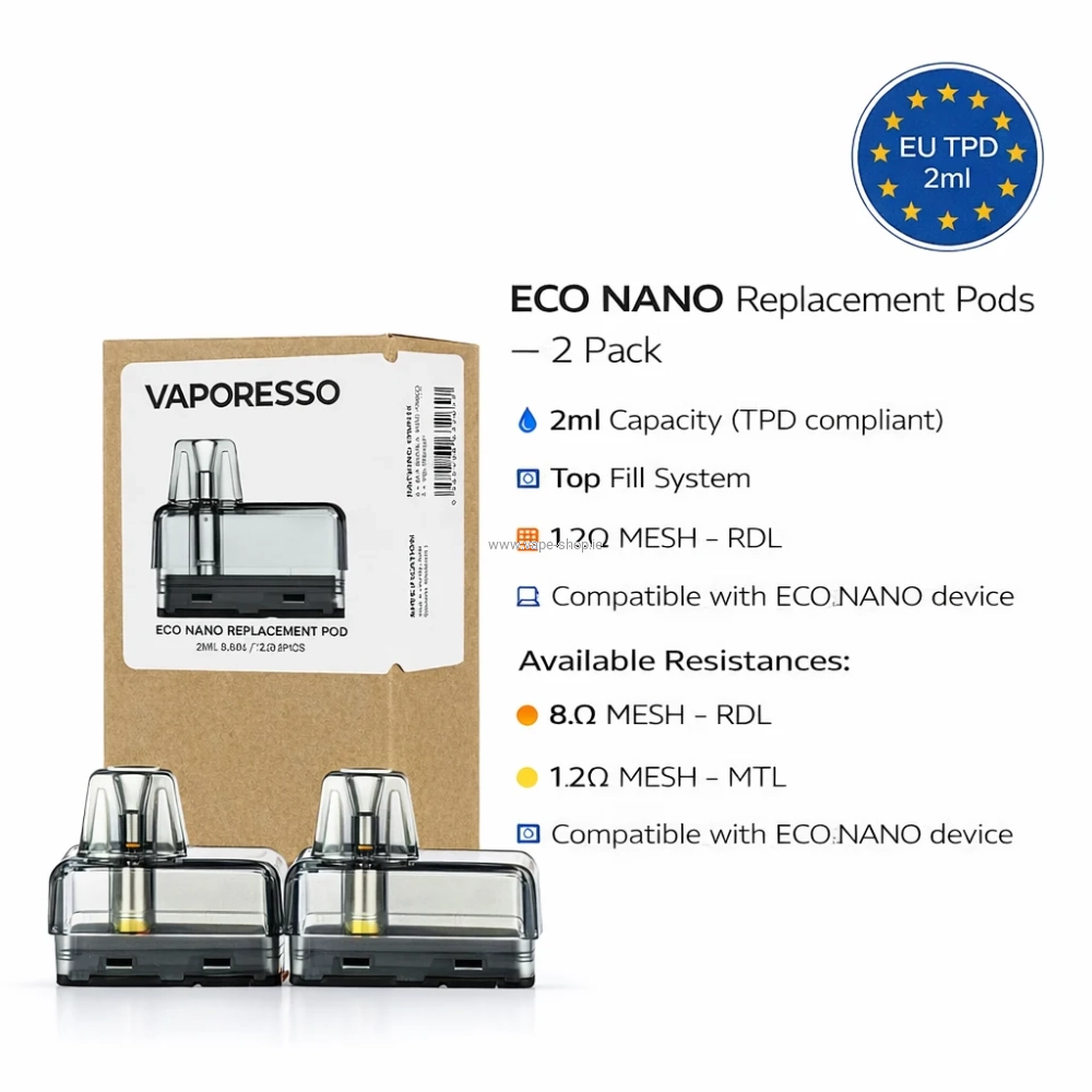 Vaporesso ECO Nano Pods 2 Pack