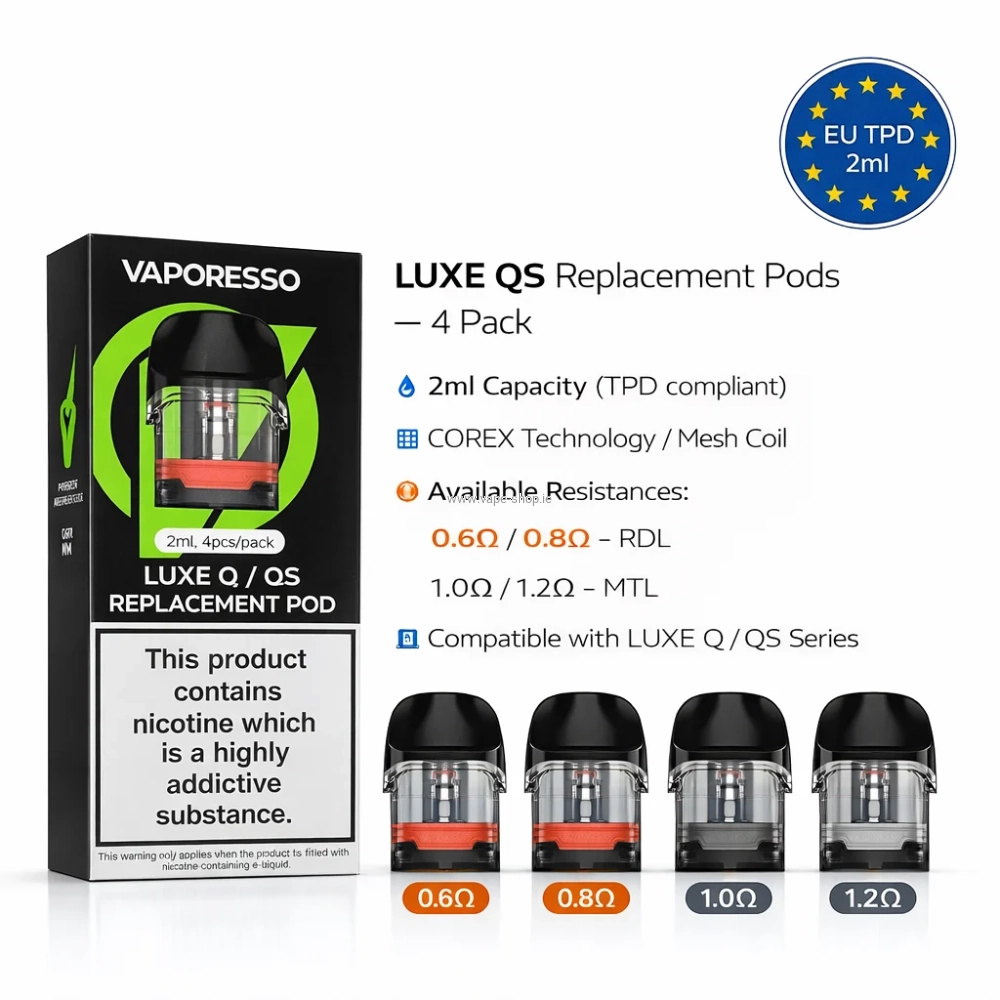 Vaporesso LUXE QS Pods 4 Pack