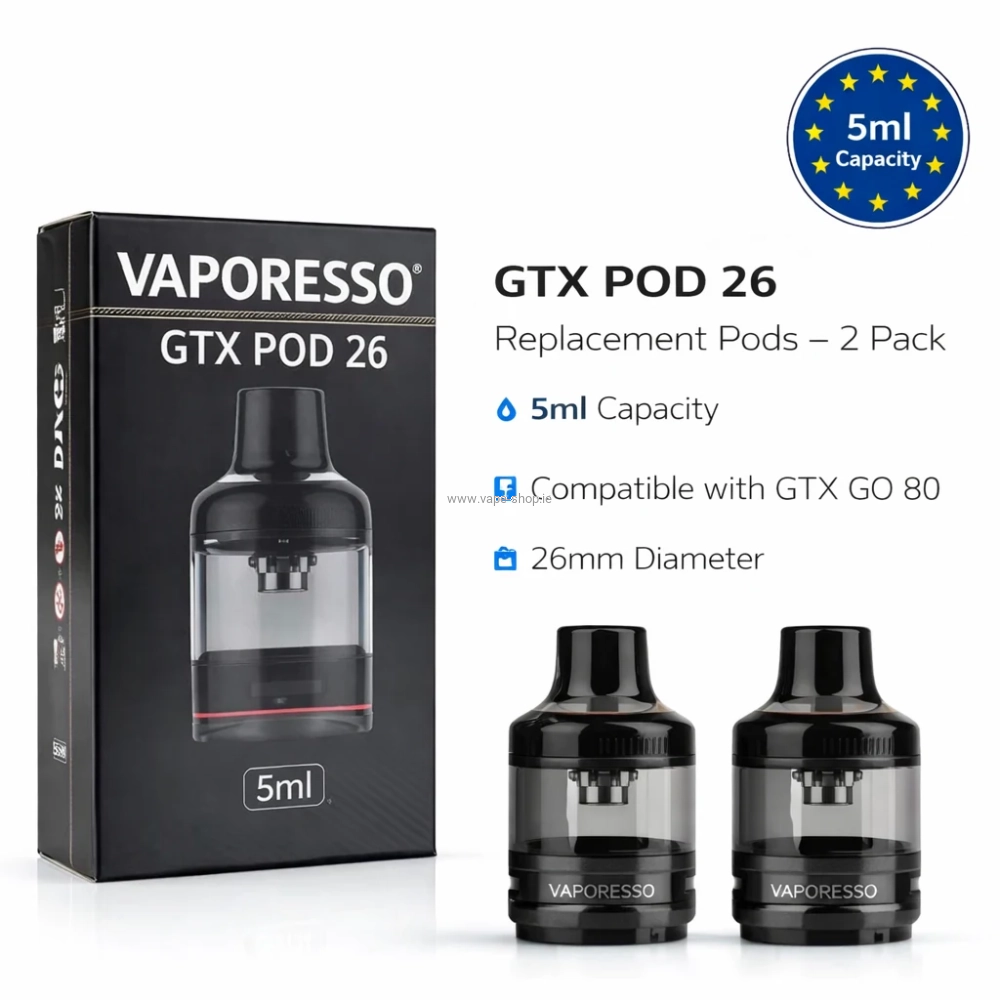 Vaporesso GTX Pod 26 (2 Pack)