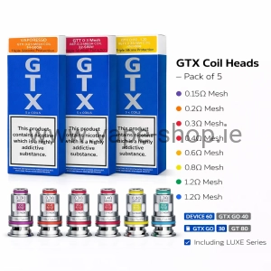 Vaporesso GTX Coil Heads 5 Pack
