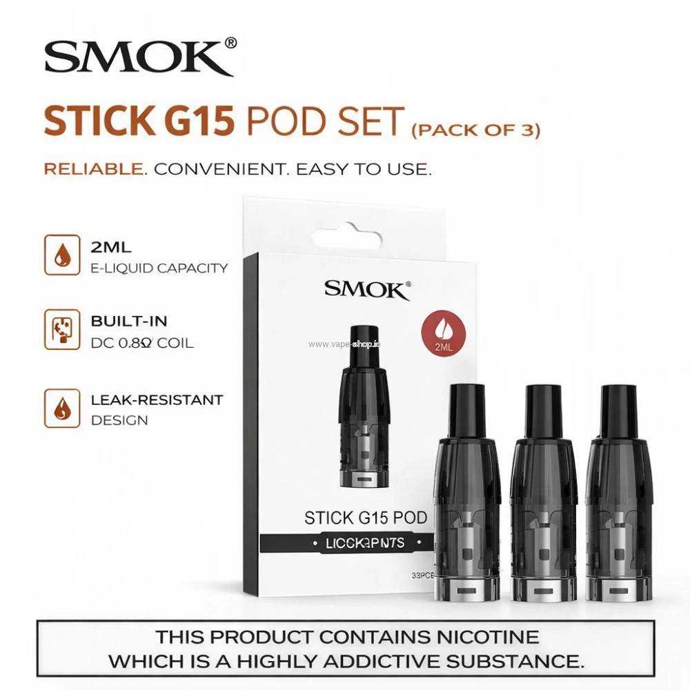 SMOK Stick G15 Replacement Pods (3PCS)