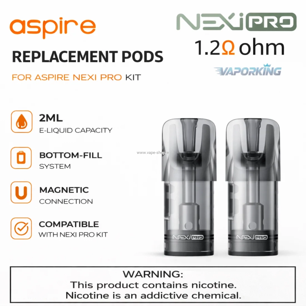Aspire NEXI Pro Pods (Pack of 2)