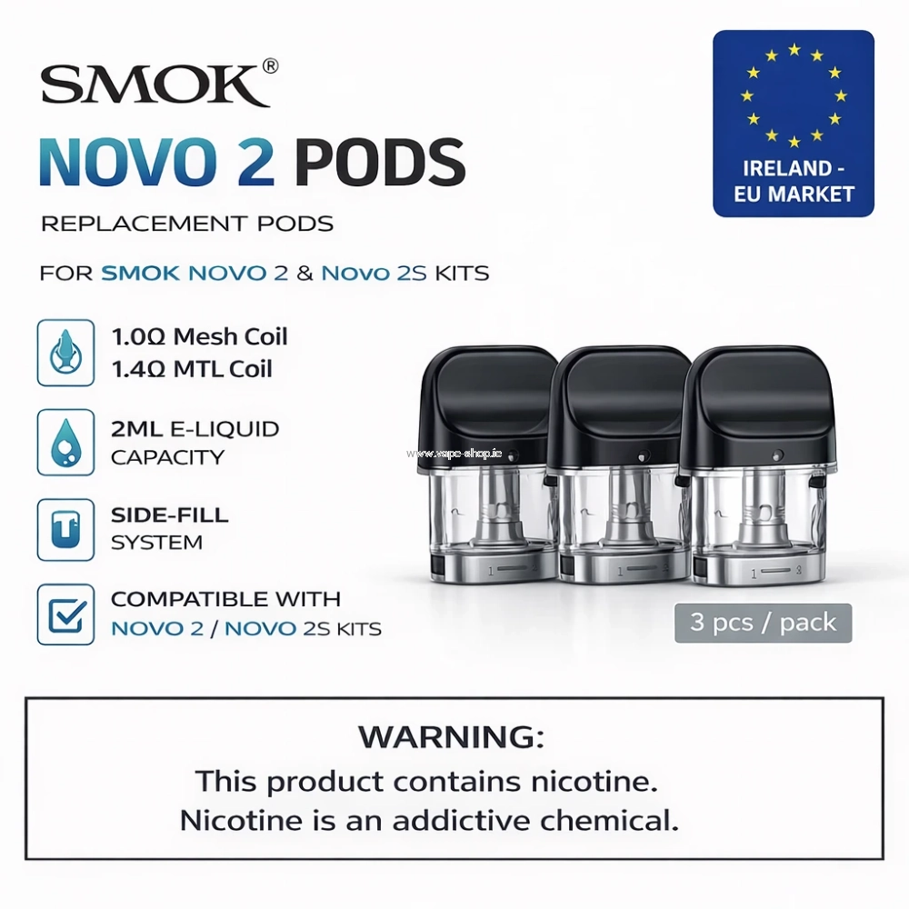 SMOK NOVO 2 Pods Replacement (3PCS)