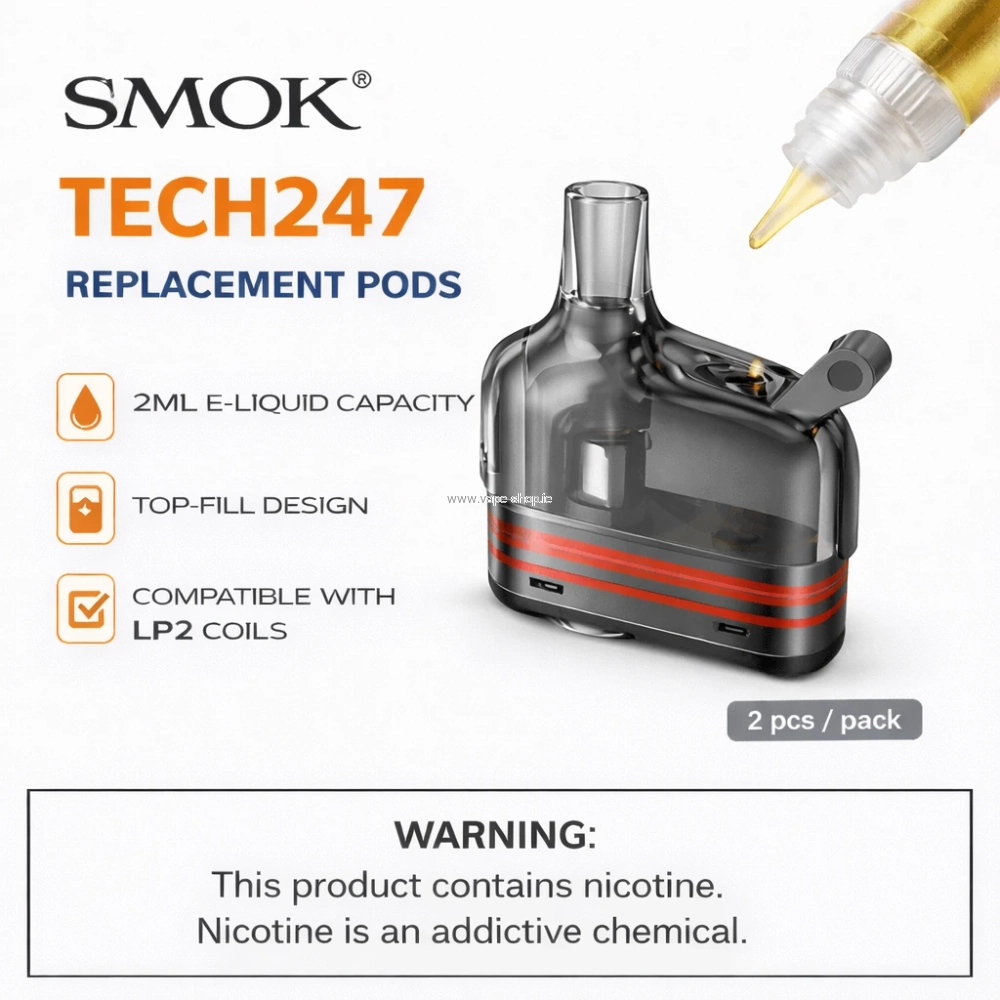 SMOK Tech247 Replacement Pods (2PCS)