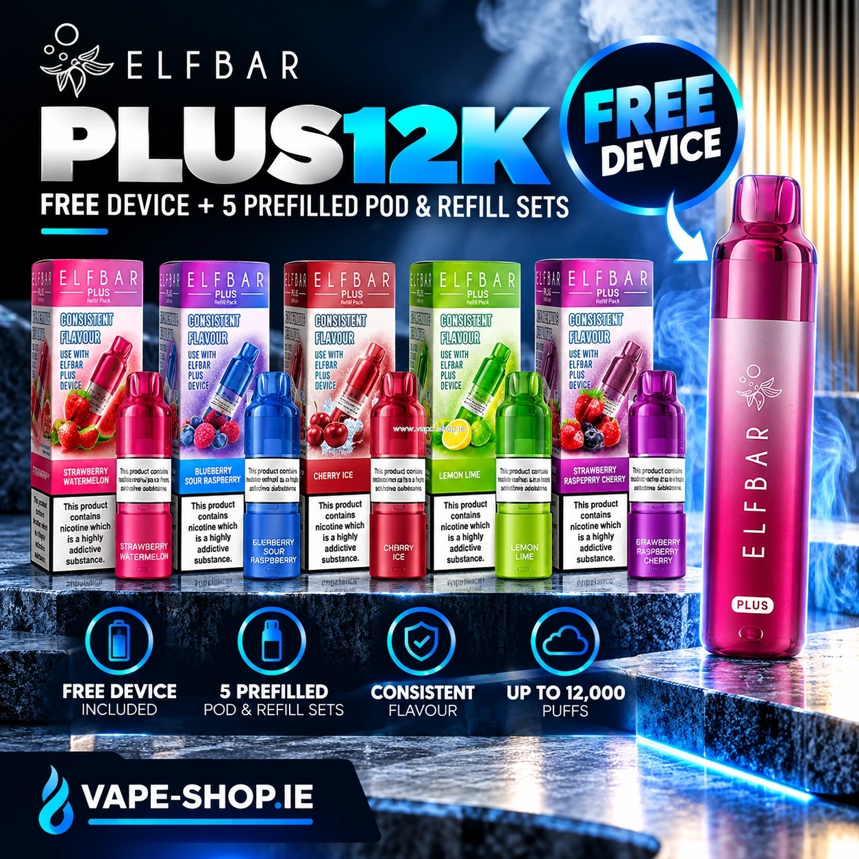 elf-bar-elfplus-12k-free-device-5-refill-sets-ireland.webp