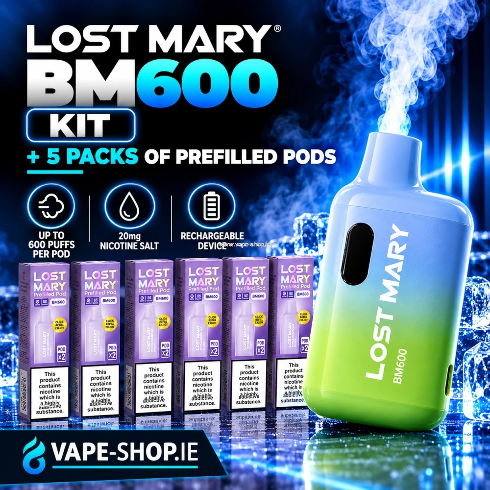 Lost Mary BM600 Kit + 5 Replacement Pod Packs