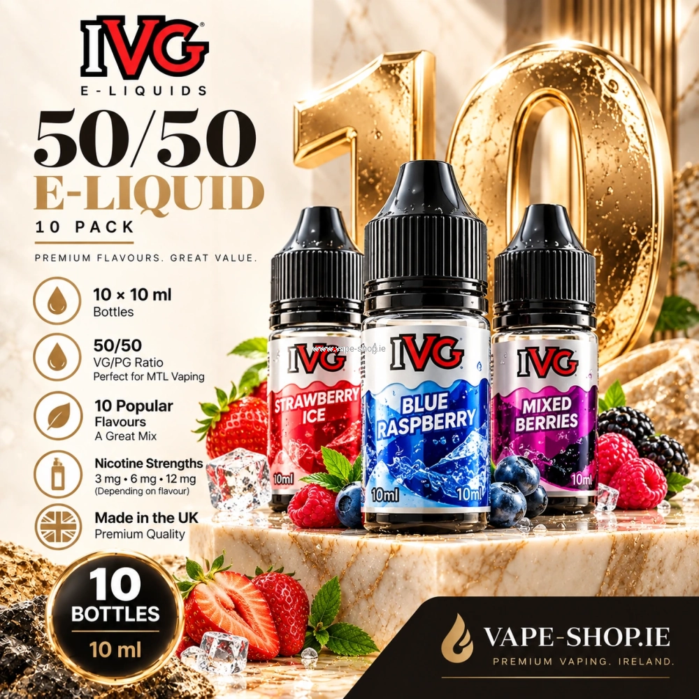 IVG 50/50 E-Liquid 10-Pack 